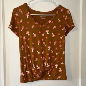 Floral Mushroom Top